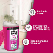 Carica l'immagine nel visualizzatore di Gallery, Tangit Uni-Lock, Filo sigillante per tubature in metallo e plastica, Sigillaraccordi riposizionabile per tubi fino a 4’’