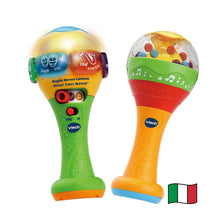 Carica l'immagine nel visualizzatore di Gallery, VTech Le Magiche Maracas Luminose, Strumento Bilingue per Bambini, Giocattolo per Neonati in Italiano e Inglese, Libro N