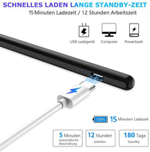 Carica l'immagine nel visualizzatore di Gallery, Penna per Tablet Android Universale,Compatibile con Samsung/Huawei/Tablet/Phone,Penna Capacitiva con 2 Punte di Ricambio