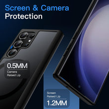 Carica l'immagine nel visualizzatore di Gallery, JETech Cover Magnetica Opaca per Samsung Galaxy S23 Ultra, Nero