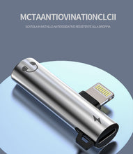 Carica l'immagine nel visualizzatore di Gallery, Cavo Aux 3,5mm(2in1)Accessori Lightning Jack Cuffie per Apple iPhone 14 13 12 11 Pro Max 7 8Plus X SE XS XR per iPad Air