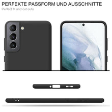 Carica l'immagine nel visualizzatore di Gallery, HSP Cover per Samsung Galaxy S21 FE 5G, Custodia Silicone, Slim Case, Nera