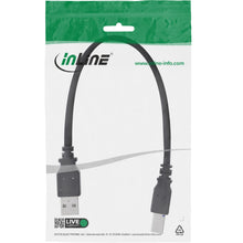 Carica l'immagine nel visualizzatore di Gallery, InLine 20968 Cavo USB 2.0, Type a Maschio a Type B Maschio, 0.5M Nero