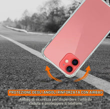 Carica l'immagine nel visualizzatore di Gallery, Cover Trasparente per iPhone 12 Mini, Custodia Resistente in TPU, Anti Urto con Angoli Rinforzati, Protezione Bordi e An