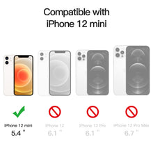 Carica l'immagine nel visualizzatore di Gallery, JETech Cover Magnetica per iPhone 12 mini, Trasparente