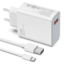 Carica l'immagine nel visualizzatore di Gallery, Caricatore Per Xiaomi 33W USB C Caricabatterie veloce Per Xiaomi
