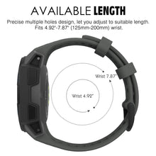 Carica l'immagine nel visualizzatore di Gallery, MoKo Cinturino in Silicone Compatibile con Garmin Instinct e Instinct 2