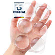 Carica l'immagine nel visualizzatore di Gallery, Fermaporta Paraurti da Parete, 6 Pezzi Proteggi Maniglia Porta, Gommini Maniglie Porte, Porta Stopper Parete Trasparente