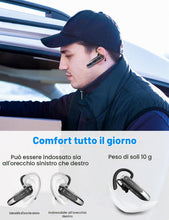 Carica l'immagine nel visualizzatore di Gallery, New Bee Auricolare Bluetooth Singolo con Doppio Microfono V5.0