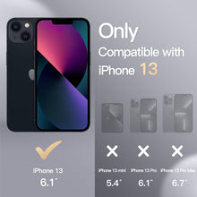 Carica l'immagine nel visualizzatore di Gallery, JETech Cover Magnetica Silicone per iPhone 13, Nero