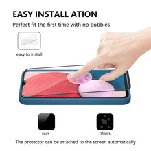 Carica l'immagine nel visualizzatore di Gallery, Tobfit Custodia per Samsung Galaxy A13 4G, 1 Custodia + 2 Vetro Temperato, Silicone Cover con Pellicola Proteggi Schermo