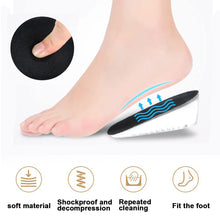 Carica l'immagine nel visualizzatore di Gallery, Altezza Aumentando Solette - 2CM Tallone in Gel Soletta per Donna e Uomo, Inserti Invisibili per Sollevare le Scarpe, Sp