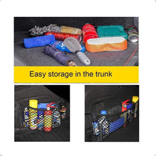 Carica l'immagine nel visualizzatore di Gallery, EINESIN Rete Portaoggetti Tasca Organizer, Rete Baule Auto per Car Sedile Groceries, Tasca Telo Protettivo Mesh Net per 