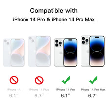 Carica l'immagine nel visualizzatore di Gallery, JETech Pellicola Protettiva Fotocamera per iPhone 14 Pro/14 Pro Max