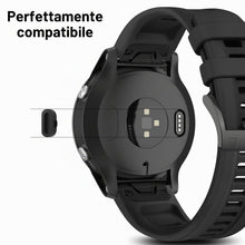 Carica l'immagine nel visualizzatore di Gallery, Caricatore per Garmin Instinct/Instinct 2 2S 2X 3 / Solar/Solar Tactical, 2Pezzi USB Caricabatterie Cavo per Ricarica Ra