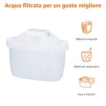 Carica l'immagine nel visualizzatore di Gallery, Amazon Basics Filtri per acqua, adatto e compatibile con tutte le caraffe BRITA, incluse le PerfectFit, 6 unità, confezi
