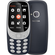 Carica l'immagine nel visualizzatore di Gallery, Nokia 3310 Telefono cellulare 2.4" ((6,1 cm) 2 MP, Bluetooth, 1200 mAh, Dual SIM)), Blu scuro [Germania]