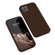 Carica l'immagine nel visualizzatore di Gallery, kwmobile Cover per iPhone 13 Custodia - Back Case per Smartphone in Silicone TPU - Protezione Gommata - cioccolato fonde