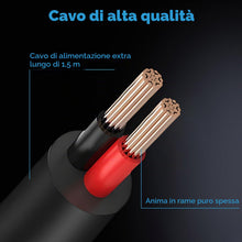 Carica l'immagine nel visualizzatore di Gallery, Caricabatterie 5V 3A 3000mA Micro USB Alimentatore per Raspberry Pi 3 Modello B+ Plus/Pi 3