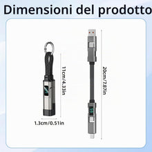 Carica l'immagine nel visualizzatore di Gallery, Dongcill Cavo Di Ricarica USB C 4 in 1, 65 W, Ricarica Rapida