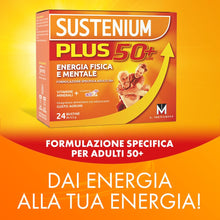 Carica l'immagine nel visualizzatore di Gallery, Sustenium Plus 50+, Integratore Energia Adulti 50+, 24 Bustine
