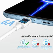 Carica l'immagine nel visualizzatore di Gallery, 2 Pack 120W 6A Cavo USB C Ricarica per Xiaomi 17 Ultra 17T 15 14T 13T Pro