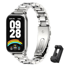 Carica l'immagine nel visualizzatore di Gallery, BDIG Cinturino in Metallo Compatibile con Xiaomi Smart Band 9 Active/Redmi Smart Band 3,Senza Gap Cinturino di ricambio 