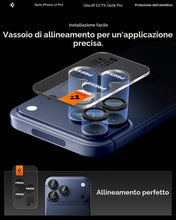 Carica l'immagine nel visualizzatore di Gallery, Spigen Protezione Fotocamera compatibile con iPhone 15/16/17 Pro, iPhone 15/16/17 Pro Max, 2 Pezzi, Titanio nero, Anello