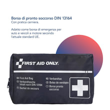 Carica l'immagine nel visualizzatore di Gallery, First Aid Only Borsa di pronto soccorso per auto DIN 13164 | Kit di emergenza per auto e moto | P-10019