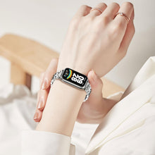 Carica l'immagine nel visualizzatore di Gallery, BDIG Cinturino in Metallo Compatibile con Xiaomi Smart Band 9 Active/Redmi Smart Band 3,Senza Gap Cinturino di ricambio 