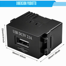 Carica l'immagine nel visualizzatore di Gallery, 3 moduli di alimentazione USB: presa da 220 V su trasformatore da 5 V, presa di ricarica USB da 2,1 A, adattatore di com