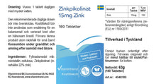 Carica l'immagine nel visualizzatore di Gallery, Vitamintrend Zinco ad alto dosaggio 15 mg da picolinato di zinco, 180 compresse, facili da deglutire, integratore alimen