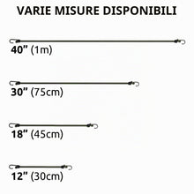 Carica l'immagine nel visualizzatore di Gallery, Pluvios Ganci Elastici - 10 Corde Elastiche con Gancio - Multiuso e di Varie Taglie - Corde Elastiche per Teloni, Portap