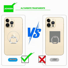 Carica l'immagine nel visualizzatore di Gallery, 4 pcs Trasparente Supporto per suoneria Cellulare, Rotazione di 360 Gradi Kickstand di Presa dell'anello di barretta Com