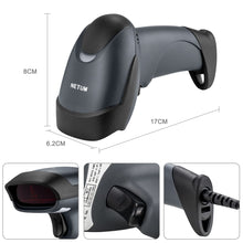 Carica l'immagine nel visualizzatore di Gallery, NETUM Lettore Codici Barcode Scanner Bar Code Reader a Barre Universale Laser 1D Ottico con Cavo USB per Computer/Notebo
