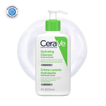 Carica l'immagine nel visualizzatore di Gallery, CeraVe lozione detergente idratante per pelli da normali a secche, pulizia delicata per il corpo e il viso, con 3 cerami
