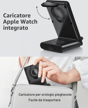 Carica l'immagine nel visualizzatore di Gallery, Caricatore wireless 3 in 1 per iPhone 18 17 16 15, per Apple Watch/Air-Pods