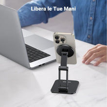 Carica l'immagine nel visualizzatore di Gallery, UGREEN Supporto Magnetico Magsafe da Tavolo Pieghevole con Anello Metallo