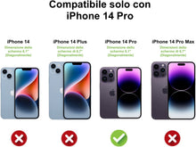 Carica l'immagine nel visualizzatore di Gallery, Captor Cover Trasparente per iPhone 14 Pro 6.1 Pollici, Custodia TPU in Silicone Flessibile Morbida, Alta Qualità con Bo