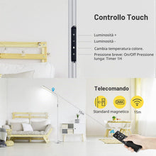 Carica l'immagine nel visualizzatore di Gallery, OUTON Lampada da Terra LED Dimmerabile, 12 W/1200 LM, Moderna Lampada da Lettura Regolabile con 4 Temperature di Colore,
