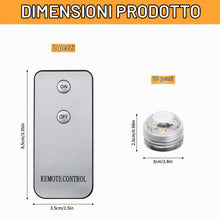 Carica l'immagine nel visualizzatore di Gallery, Mini Luci LED Sommergibili,10 Pezzi Mini Sommergibile Luce LED