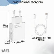 Carica l'immagine nel visualizzatore di Gallery, Caricabatterie rapido da 33 W per Xiaomi, con cavo USB C da 1.5 m, per adattatore da 33 W per Xiaomi Redmi Note 14 Pro,1