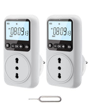 Carica l'immagine nel visualizzatore di Gallery, Timer Presa Elettrica Digitale, 18 Programmi con Conto alla Rovescia al Secondo, Display Retroilluminato, Presa Programm