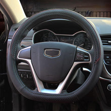 Carica l'immagine nel visualizzatore di Gallery, Pahajim Coprivolante D Shape 37-38 cm Copri Volante Forma D Copri Sterzo in Pelle PU Traspirante Antiscivolo Fondo Piatt
