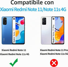 Carica l'immagine nel visualizzatore di Gallery, LeYi per Cover Xiaomi Redmi Note 11/11S 4G con 2 Vetro Temperato, Blu