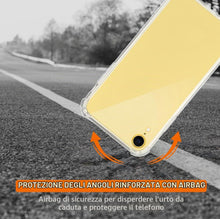 Carica l'immagine nel visualizzatore di Gallery, Cover Trasparente per iPhone XR, Custodia Resistente in TPU, Anti Urto con Angoli Rinforzati, Protezione Bordi e Antigra