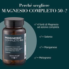 Carica l'immagine nel visualizzatore di Gallery, Bios Line Principium Magnesio Completo Brevettato 50+ Compresse, Integratore Alimentare, Magnesio, Selenio, Manganese e 