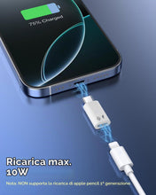 Carica l'immagine nel visualizzatore di Gallery, MoKo Adattatore Microfono da Lightning a USB C (Non per Cuffie/Dati)