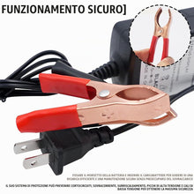 Carica l'immagine nel visualizzatore di Gallery, CGEAMDY Caricabatteria Auto, 12V Caricabatterie a Carica di Piombo al Piombo SLA, Multi Protezioni Caricatore Intelligen