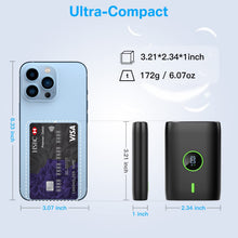 Carica l'immagine nel visualizzatore di Gallery, Caricatore portatile,PD 22.5W 10000 mAh power bank mini fast charge,con display LED usb c batteria cellulare,per,HuaWei,